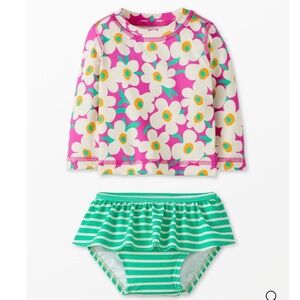 Hanna Andersson Two Piece Swimsuit 12-18 Months Girl